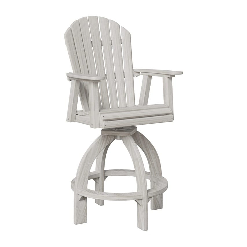 Berlin Gardens Outdoor 30" Extra Tall Swivel Bar Chair