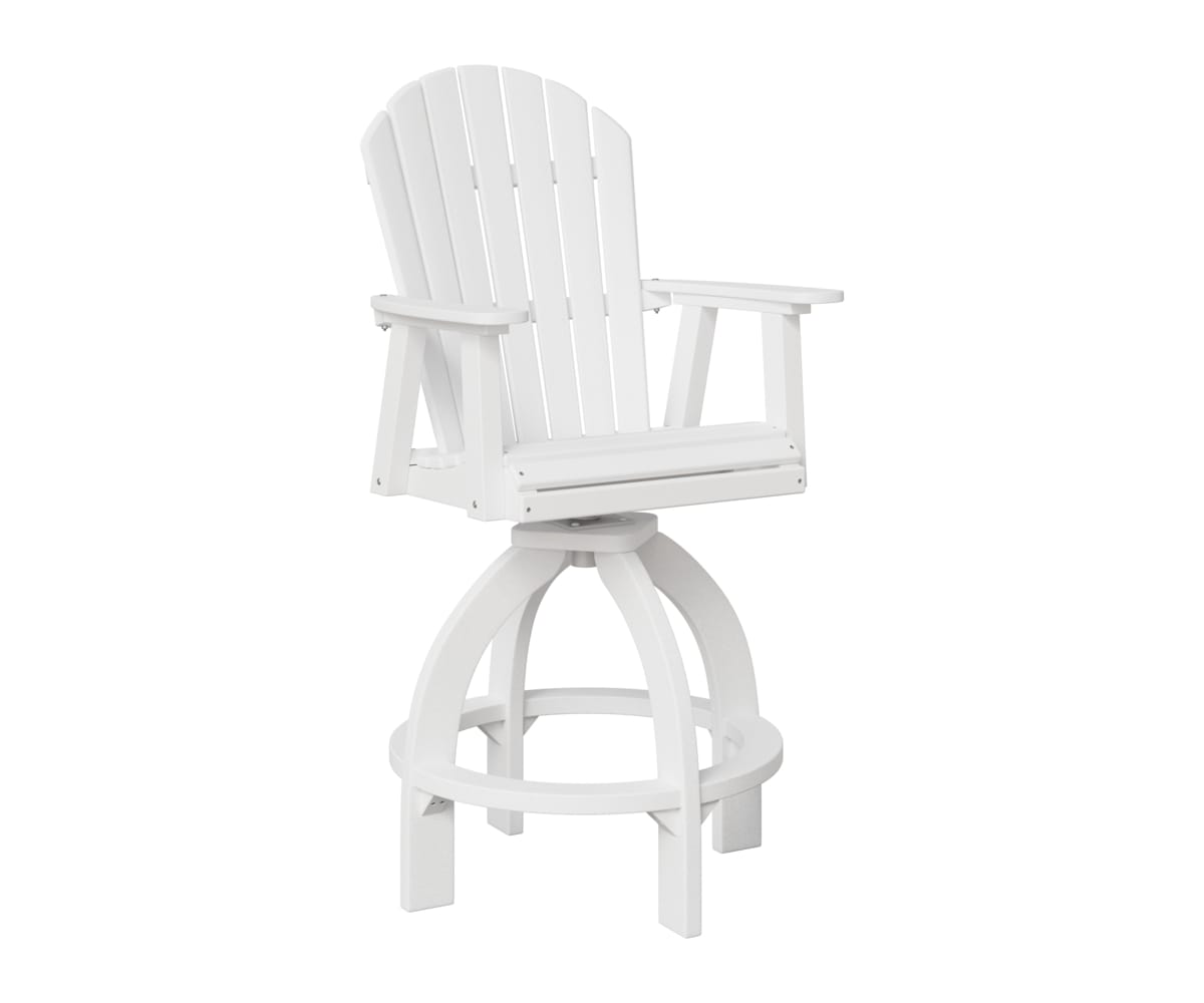 Berlin Gardens Outdoor 30" Extra Tall Swivel Bar Chair
