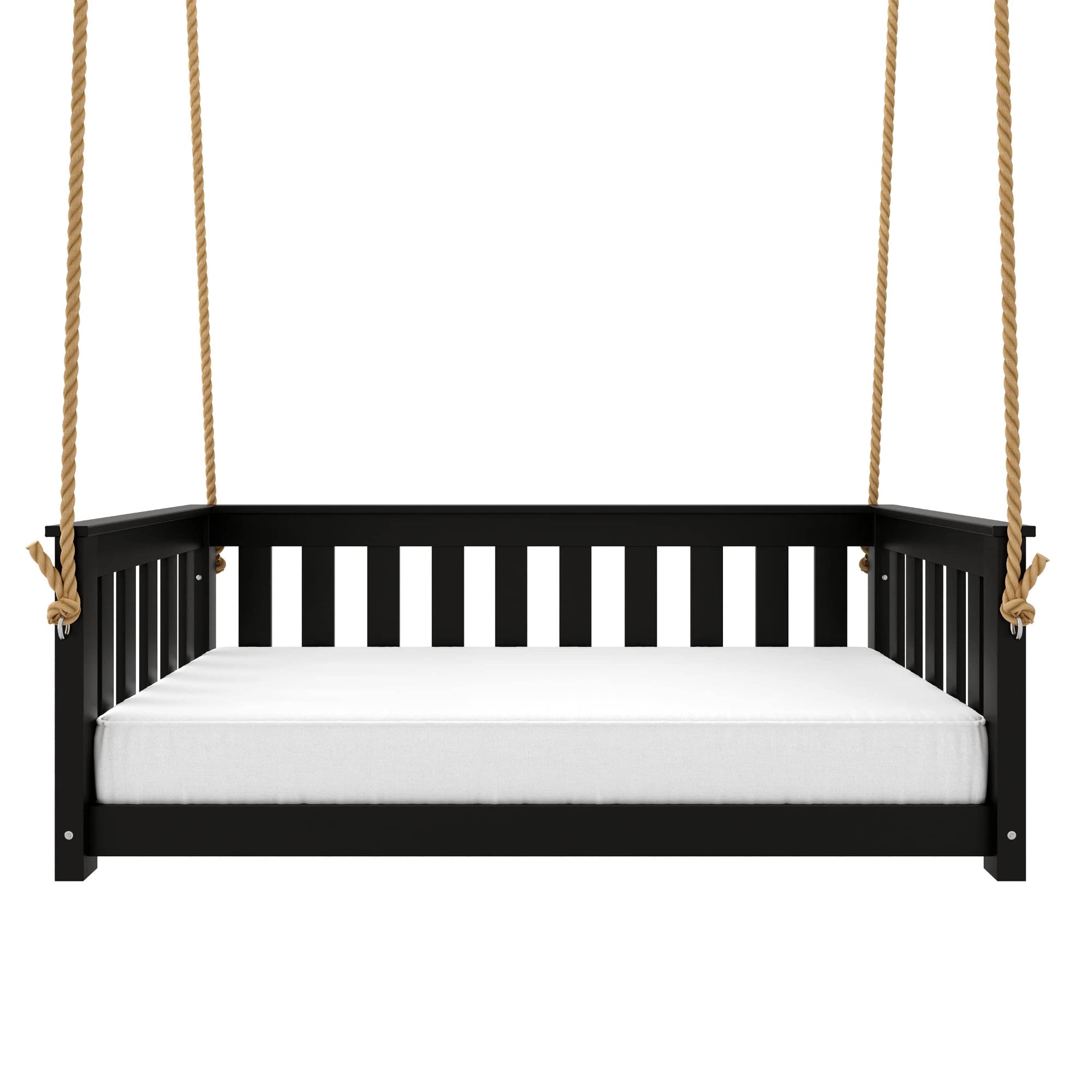 East Green Beckett Poly Composite Daybed Swing with Cushion, Crib Size