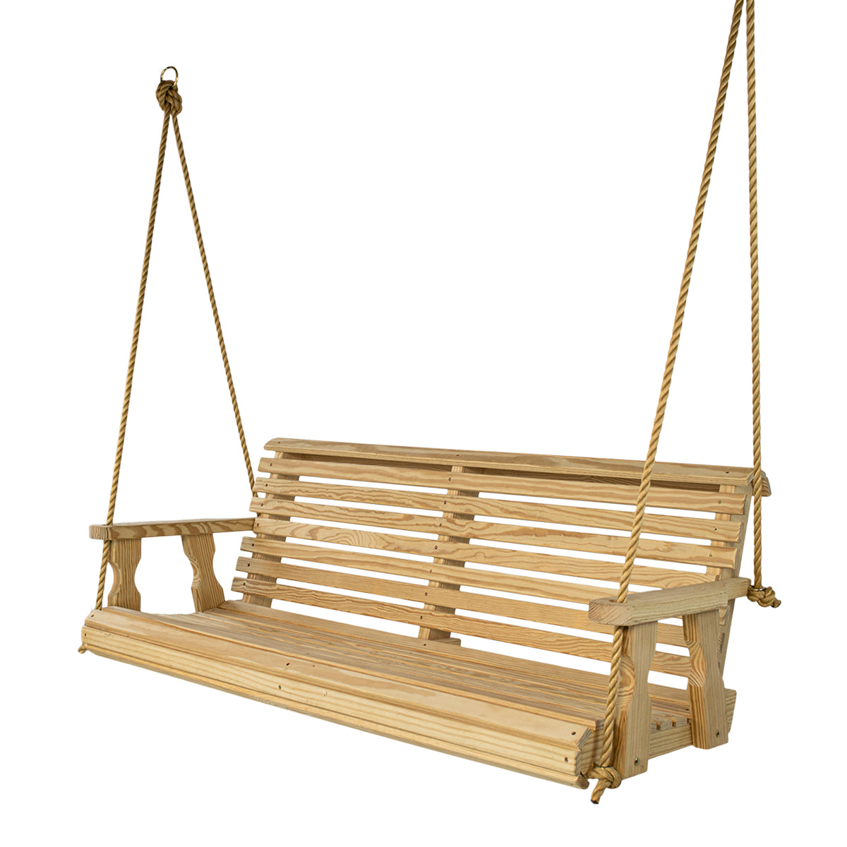 Amish Casual 3 Foot Unfinished Roll Back Porch Swing