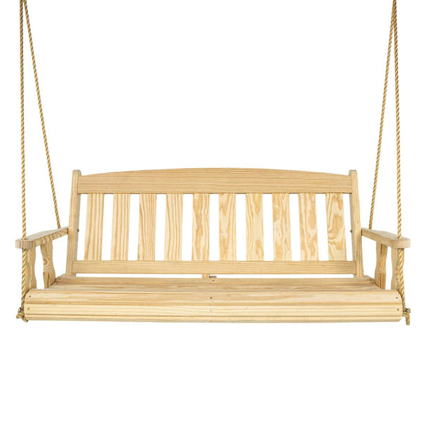 Amish Casual 6 Foot Unfinished Mission Porch Swing