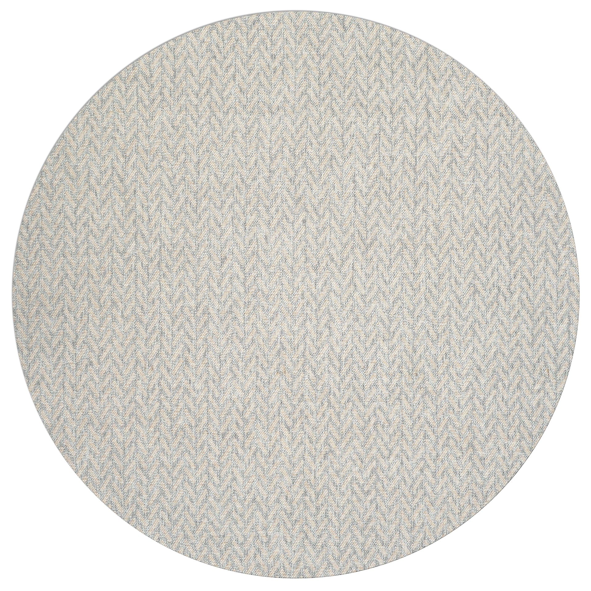 East Green Haussmann Chevron Outdoor Area Rug