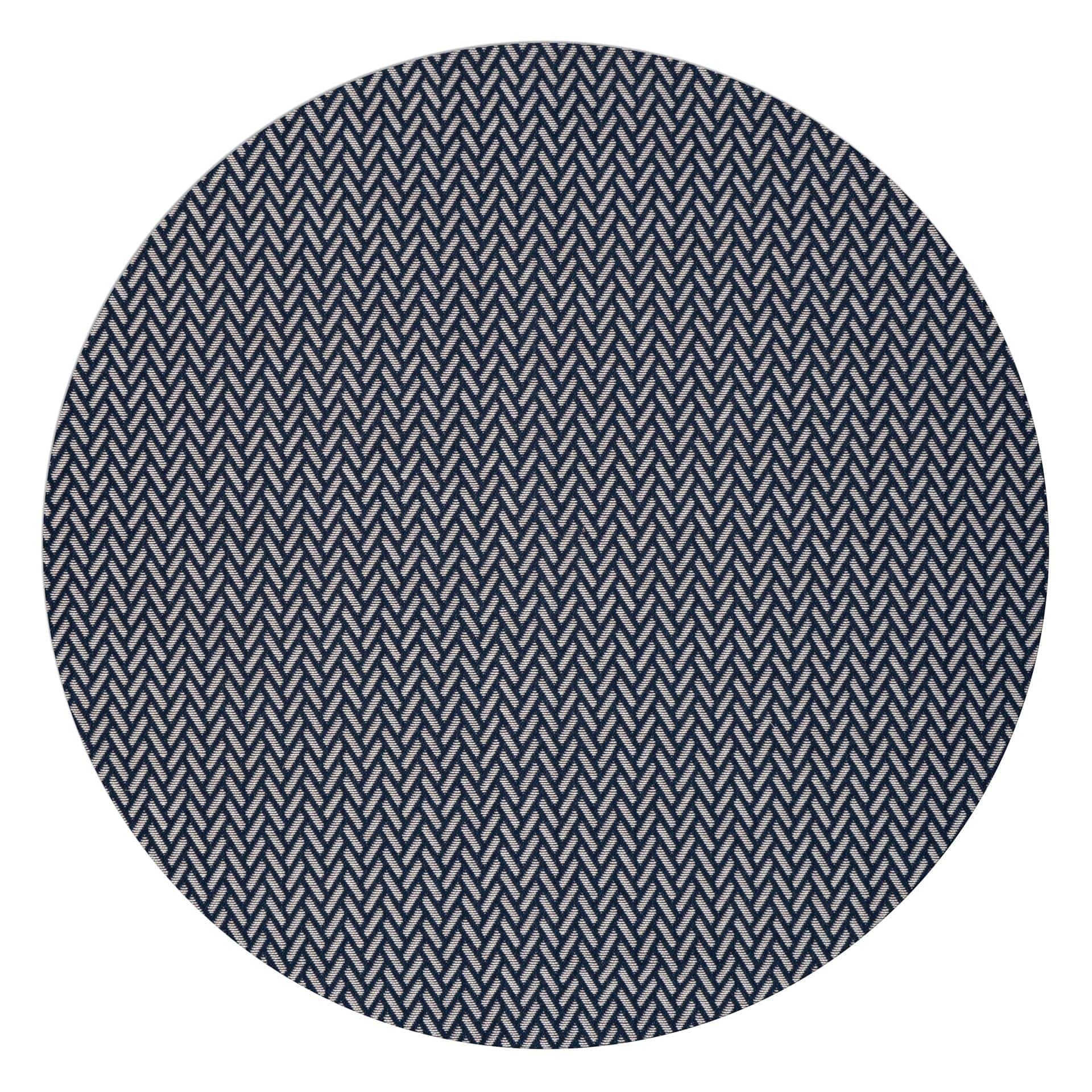 East Green Haussmann Chevron Outdoor Area Rug