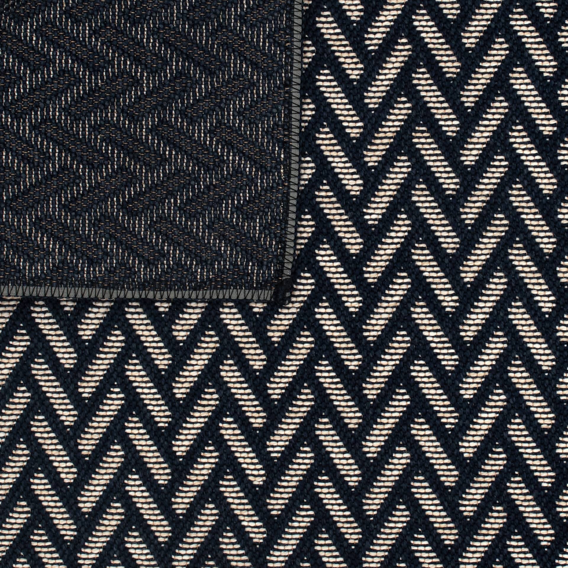 East Green Haussmann Chevron Outdoor Area Rug