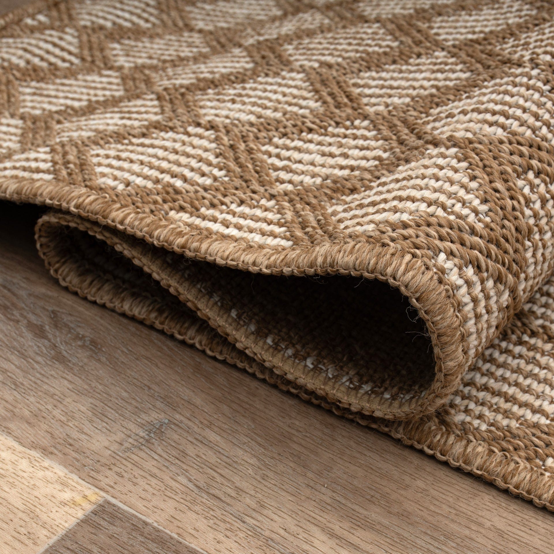 East Green Jovis Checkered Outdoor Area Rug