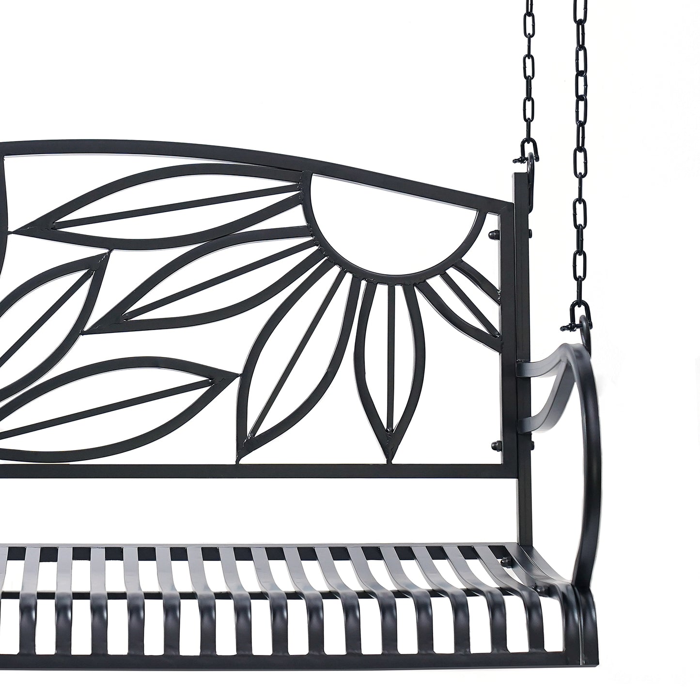 Live Casual Heavy Duty Mariposa Metal Porch Swing