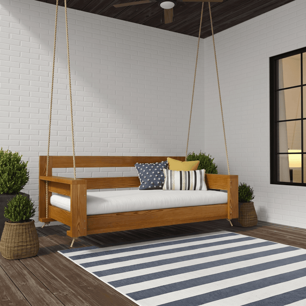 Amish Casual The Danville Daybed Swing, 4 Ft, Oak