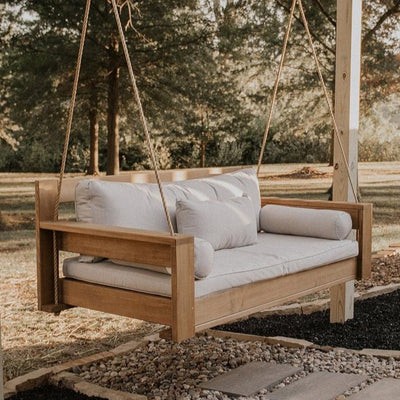 Danville Daybed Swing in Oak