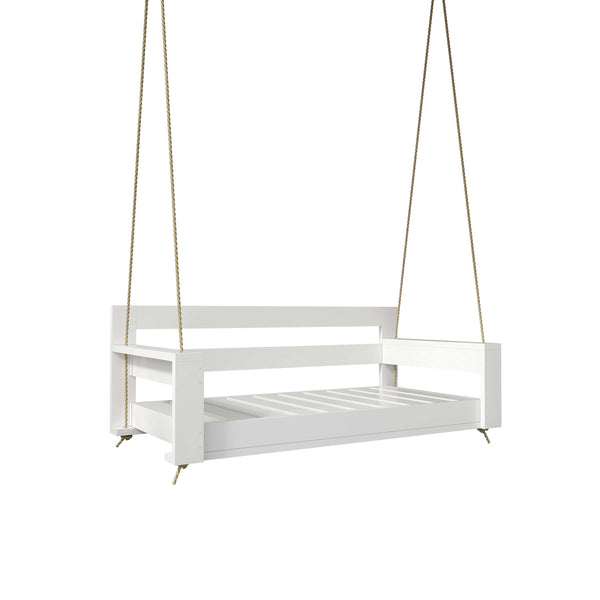 Amish Casual The Danville Daybed Swing, 4 Ft, White Paint