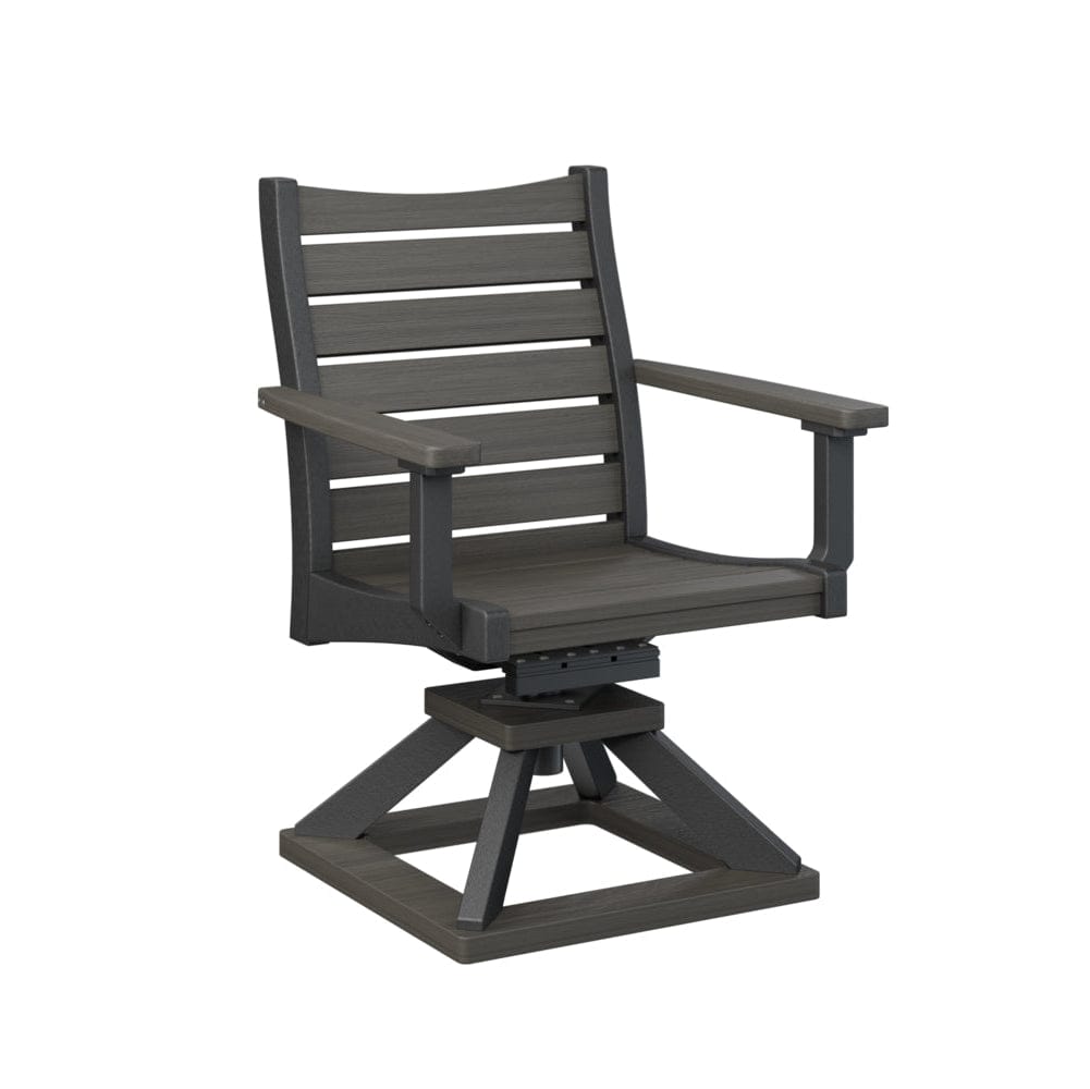 Berlin Gardens Bristol Swivel Rocker Poly Lumber Dining Chair