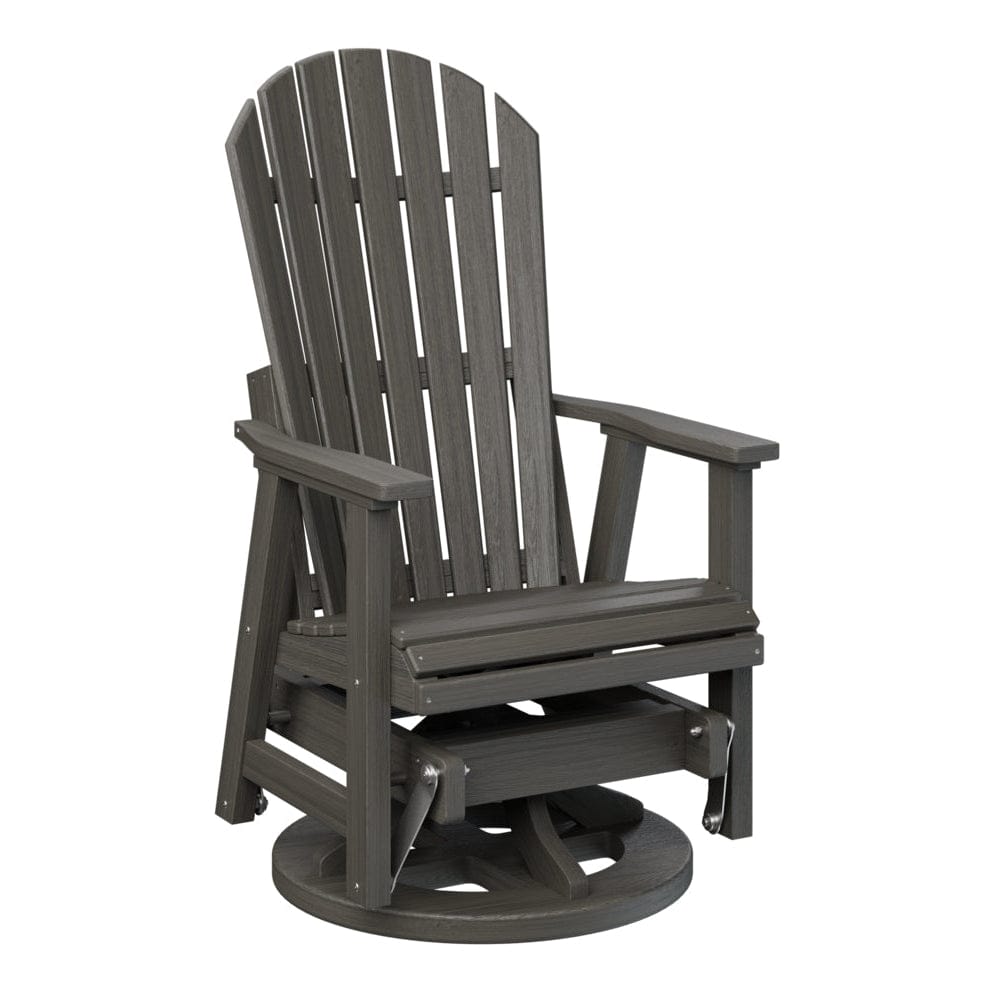 Berlin Gardens Comfo Back Poly Lumber Swivel Glider