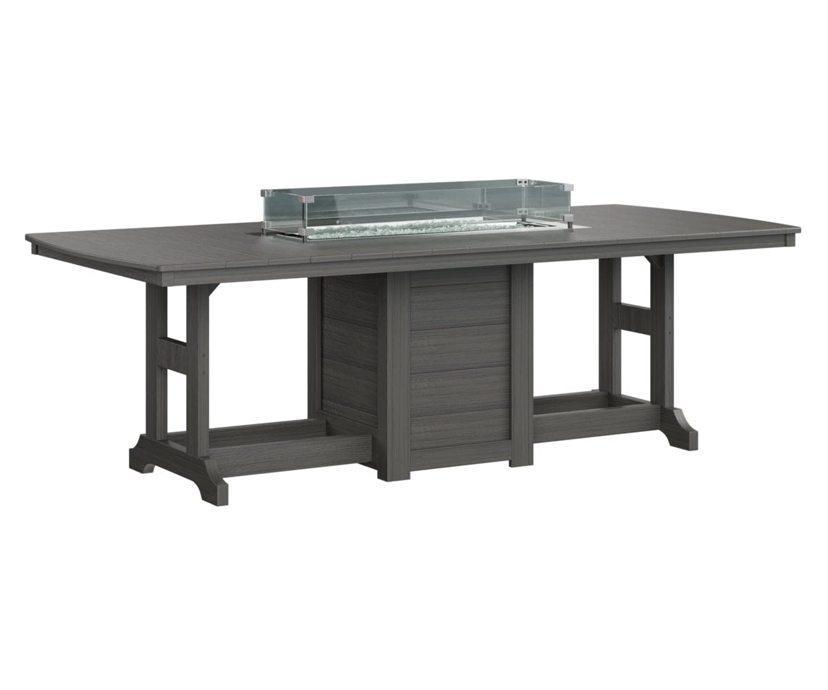 Berlin Gardens Garden Classic Fire Pit Poly Lumber Dining Table