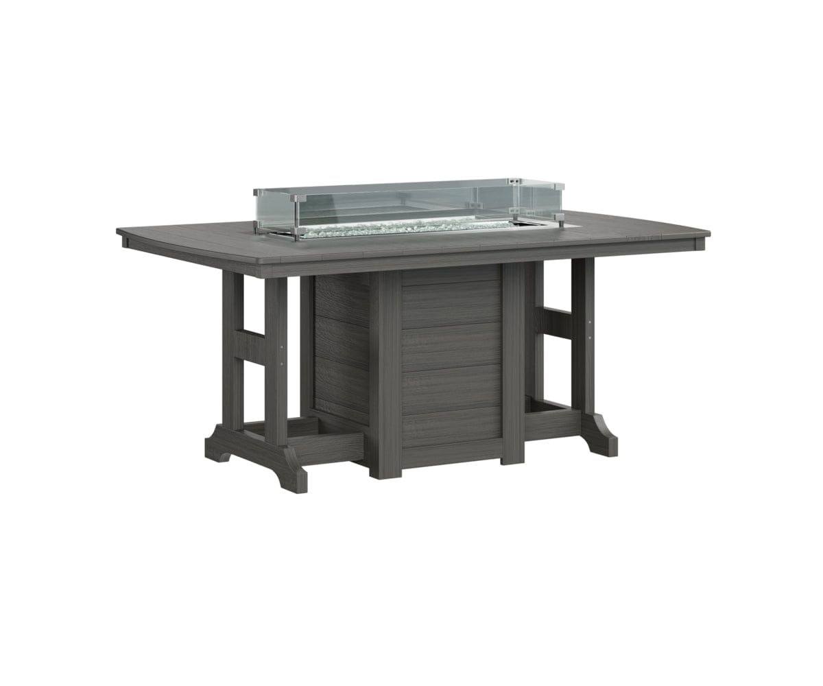Berlin Gardens Garden Classic Fire Pit Poly Lumber Dining Table