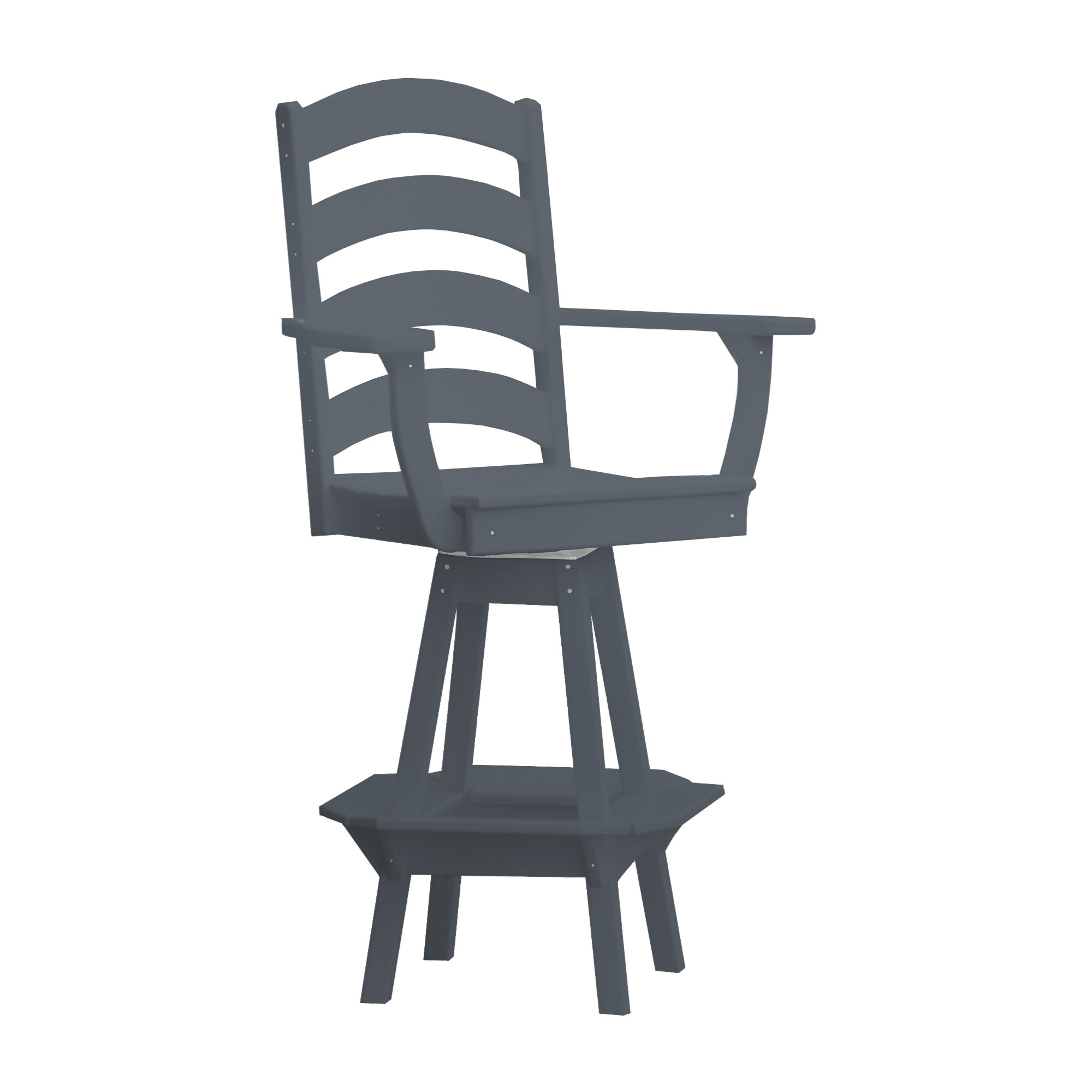 Keystone Amish Co. Josie Poly Composite Swivel Bar Chair