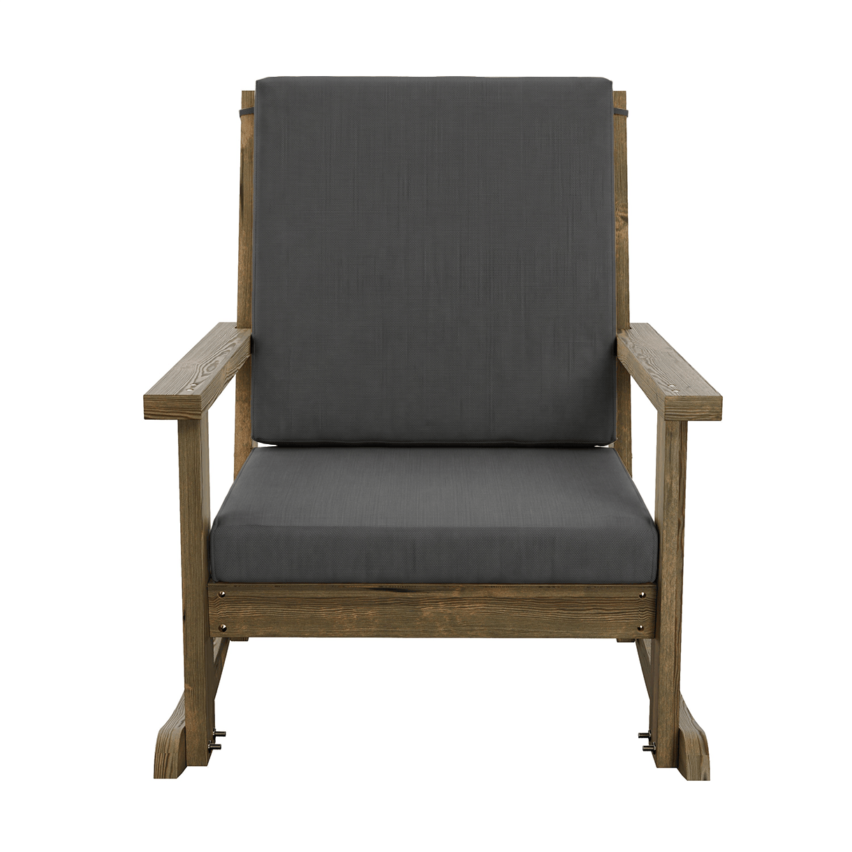 Amish Casual Deep Seated Outdoor Rocking Chair with Cushion
