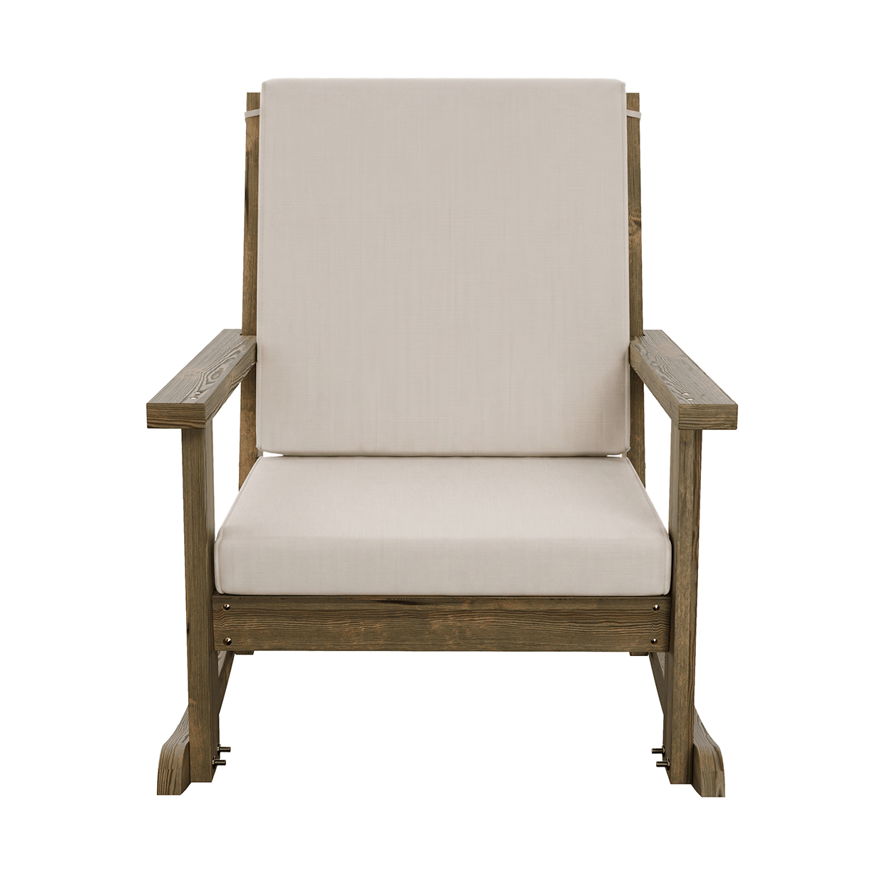 Amish Casual Deep Seated Outdoor Rocking Chair with Cushion