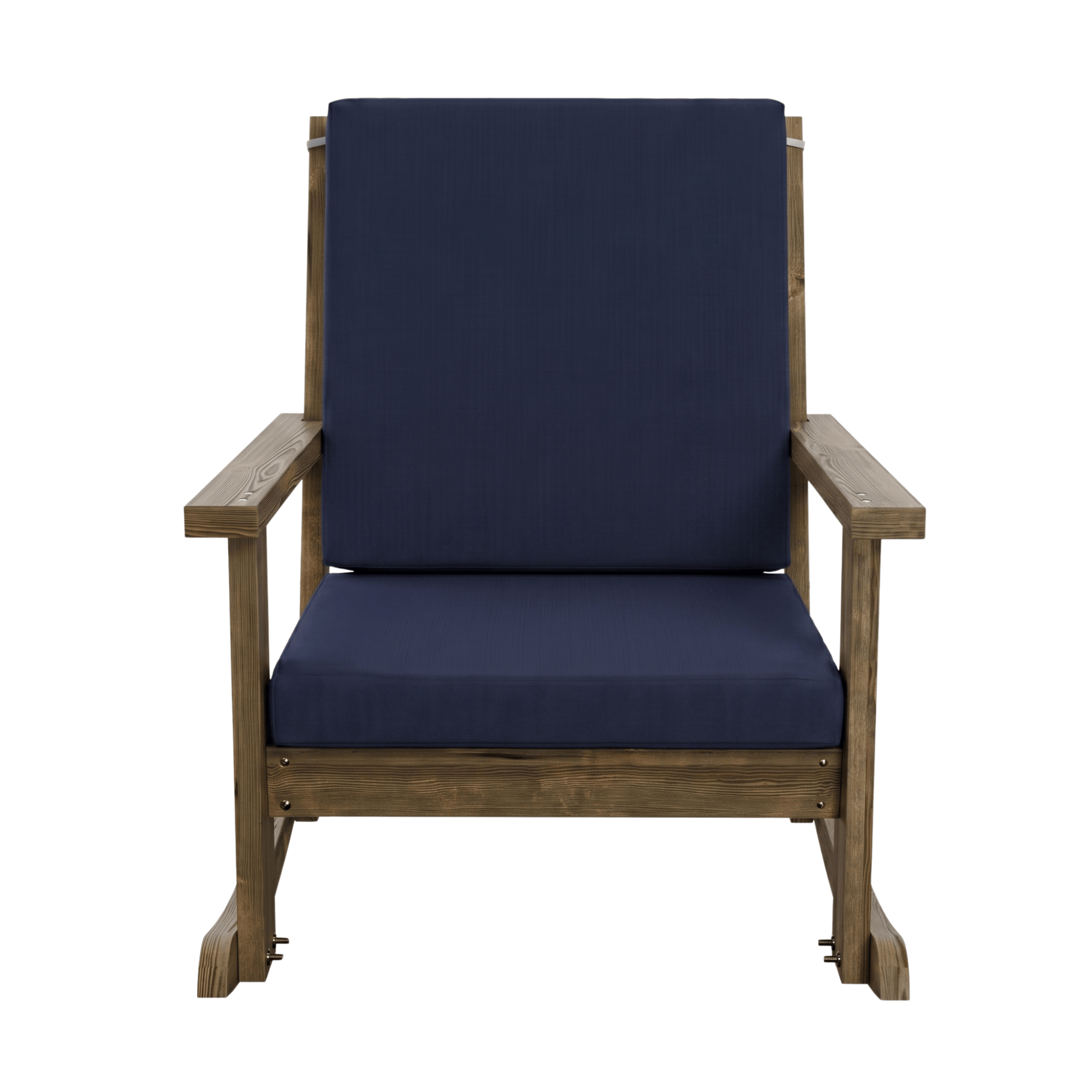 Amish Casual Deep Seated Outdoor Rocking Chair with Cushion
