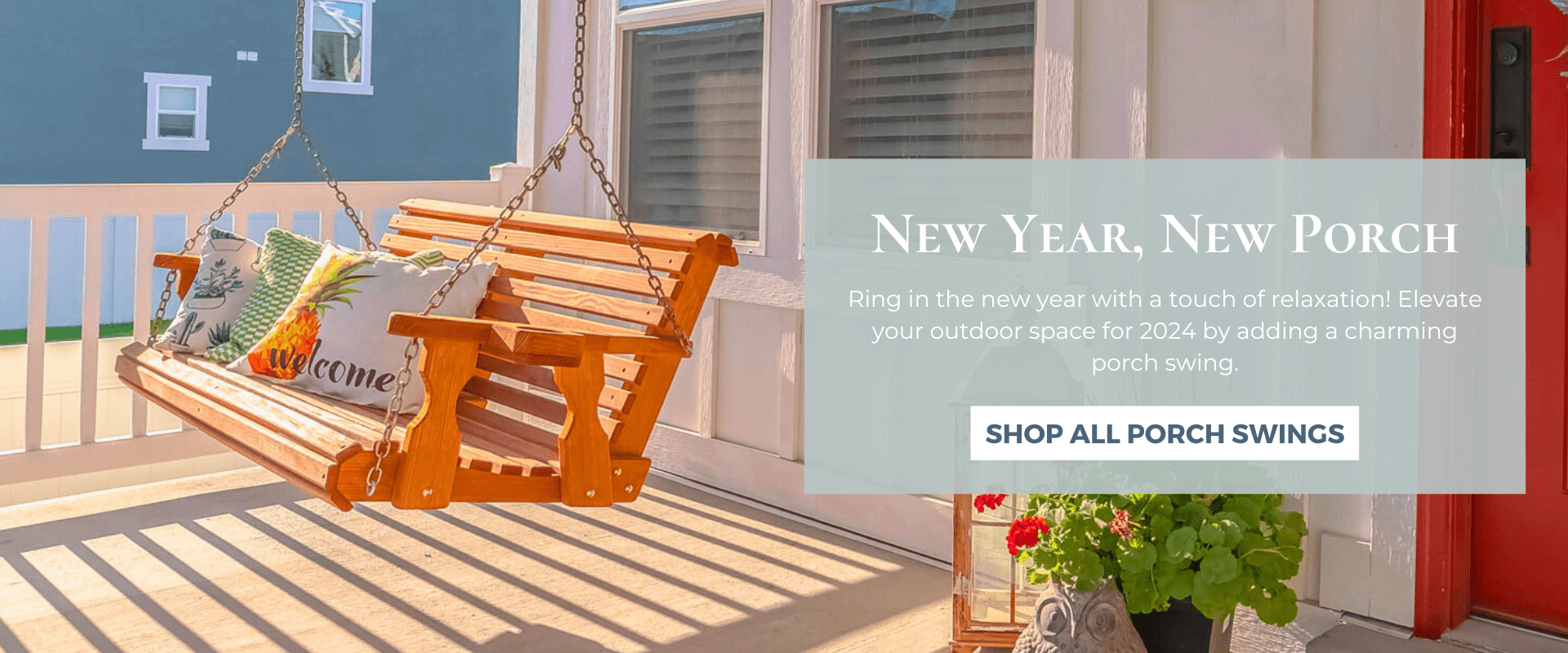 Porch discount swing store