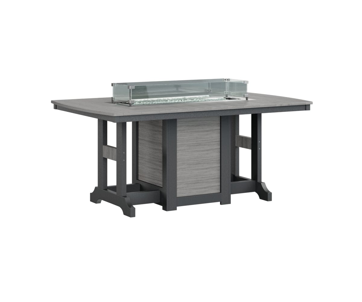Berlin Gardens Garden Classic Fire Pit Poly Lumber Dining Table