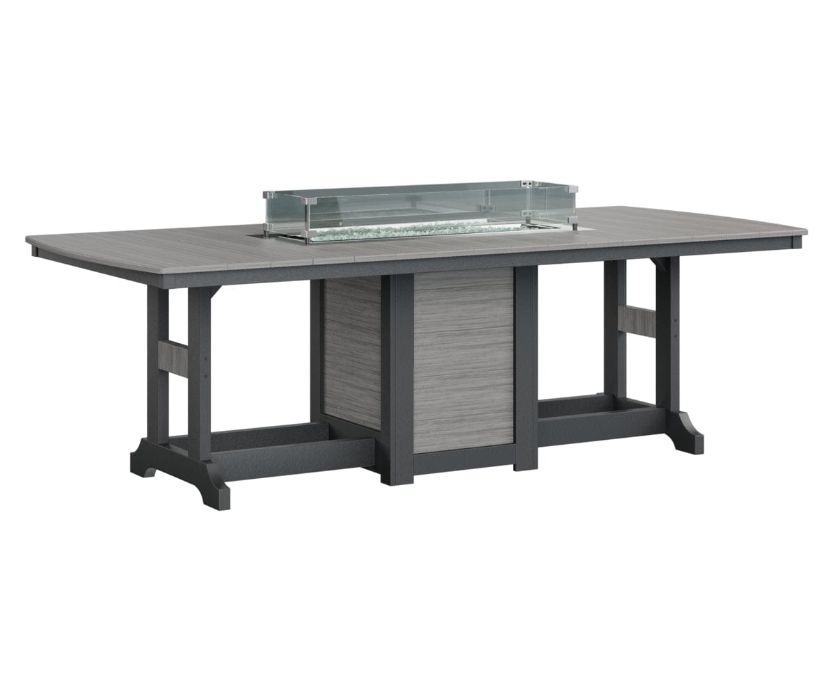 Berlin Gardens Garden Classic Fire Pit Poly Lumber Dining Table