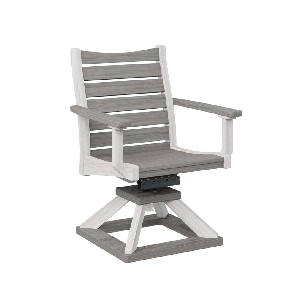 Berlin Gardens Bristol Swivel Rocker Poly Lumber Dining Chair
