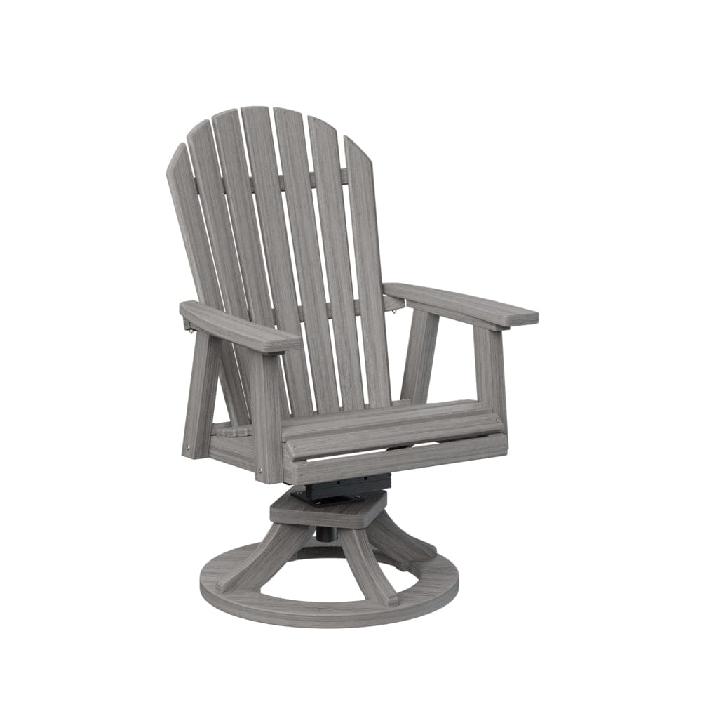 Berlin Gardens Comfo Back Poly Lumber Swivel Rocker Dining Chair