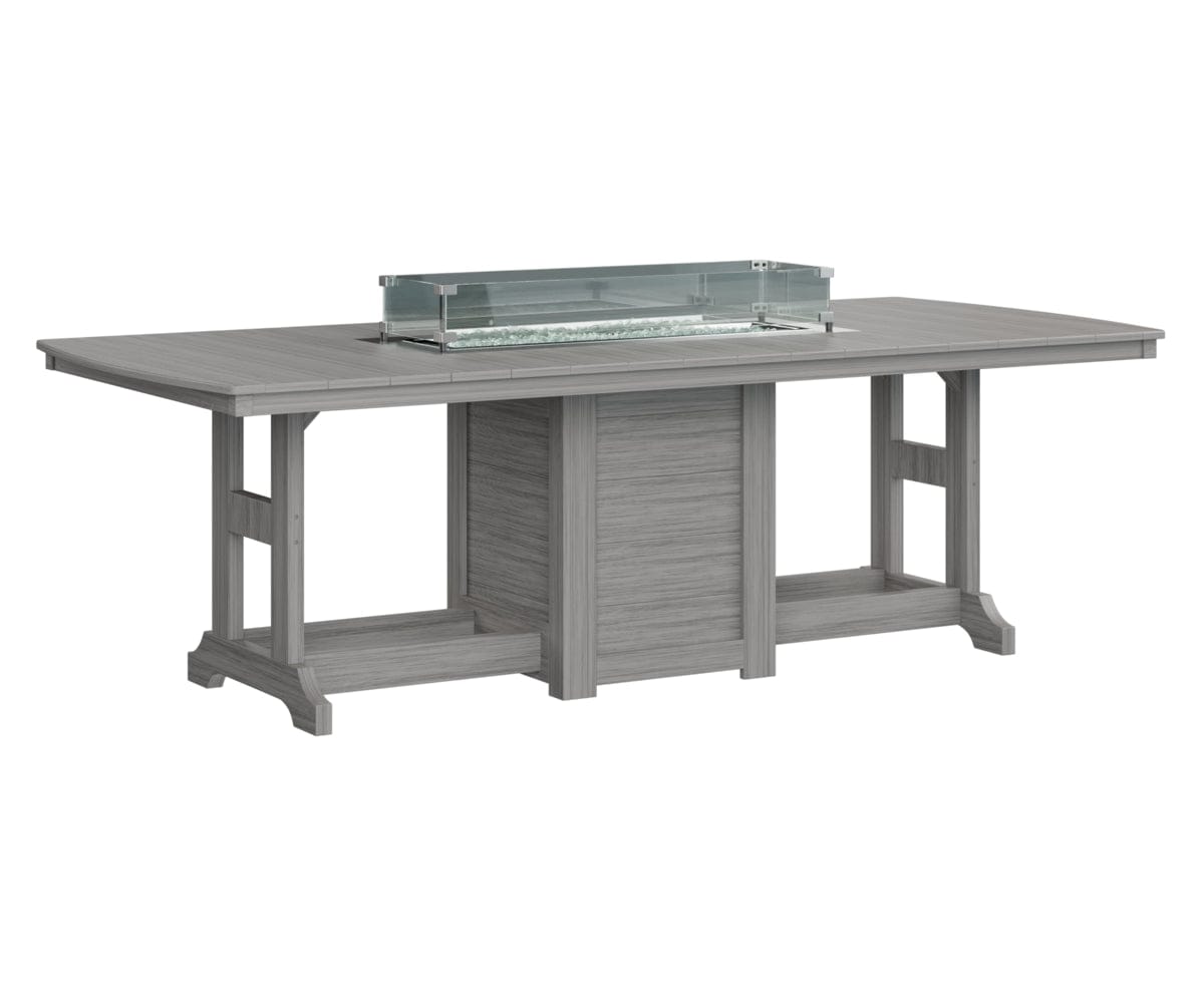 Berlin Gardens Garden Classic Fire Pit Poly Lumber Dining Table