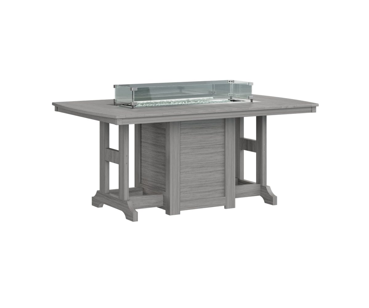 Berlin Gardens Garden Classic Fire Pit Poly Lumber Dining Table