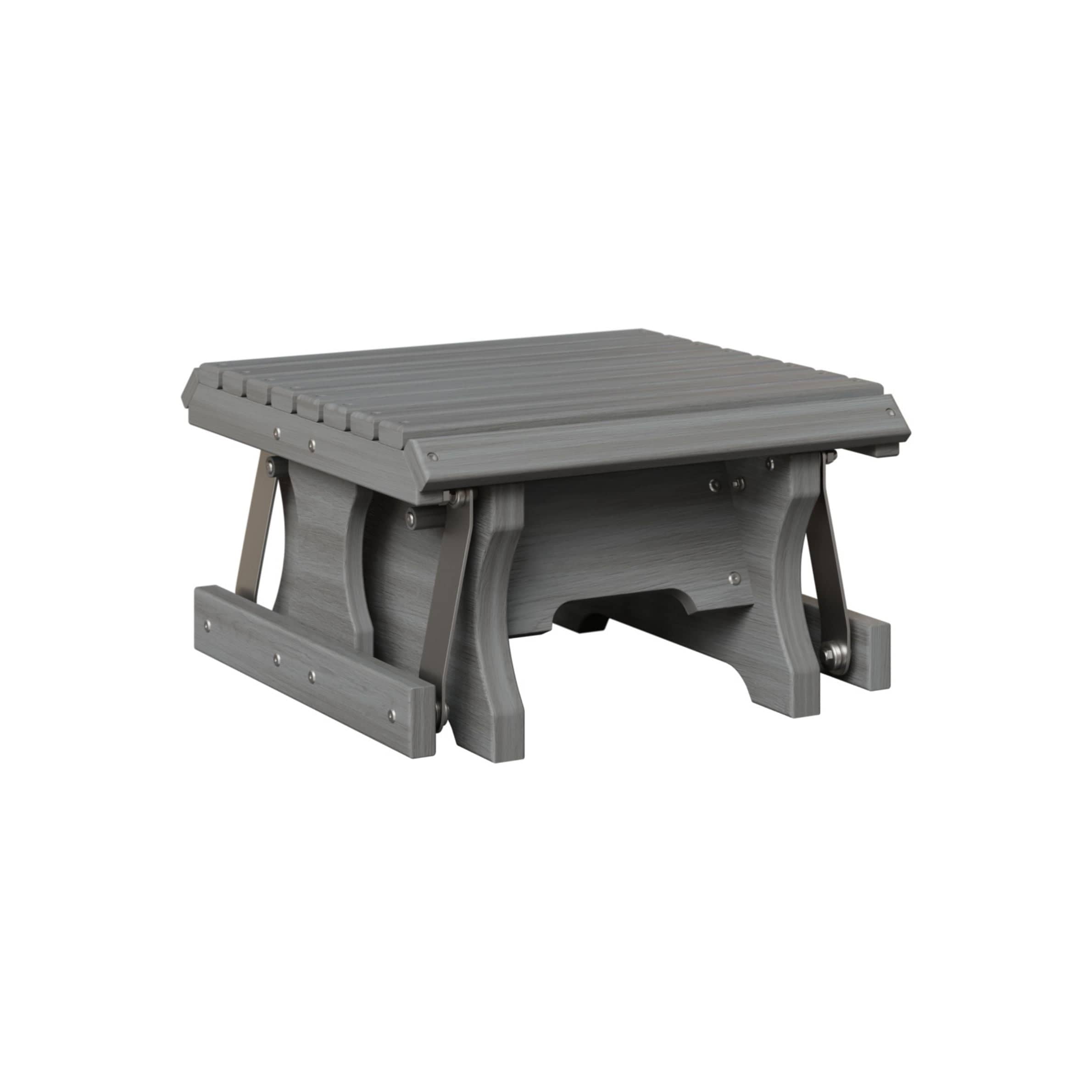 Berlin Gardens Poly Lumber Gliding Footstool