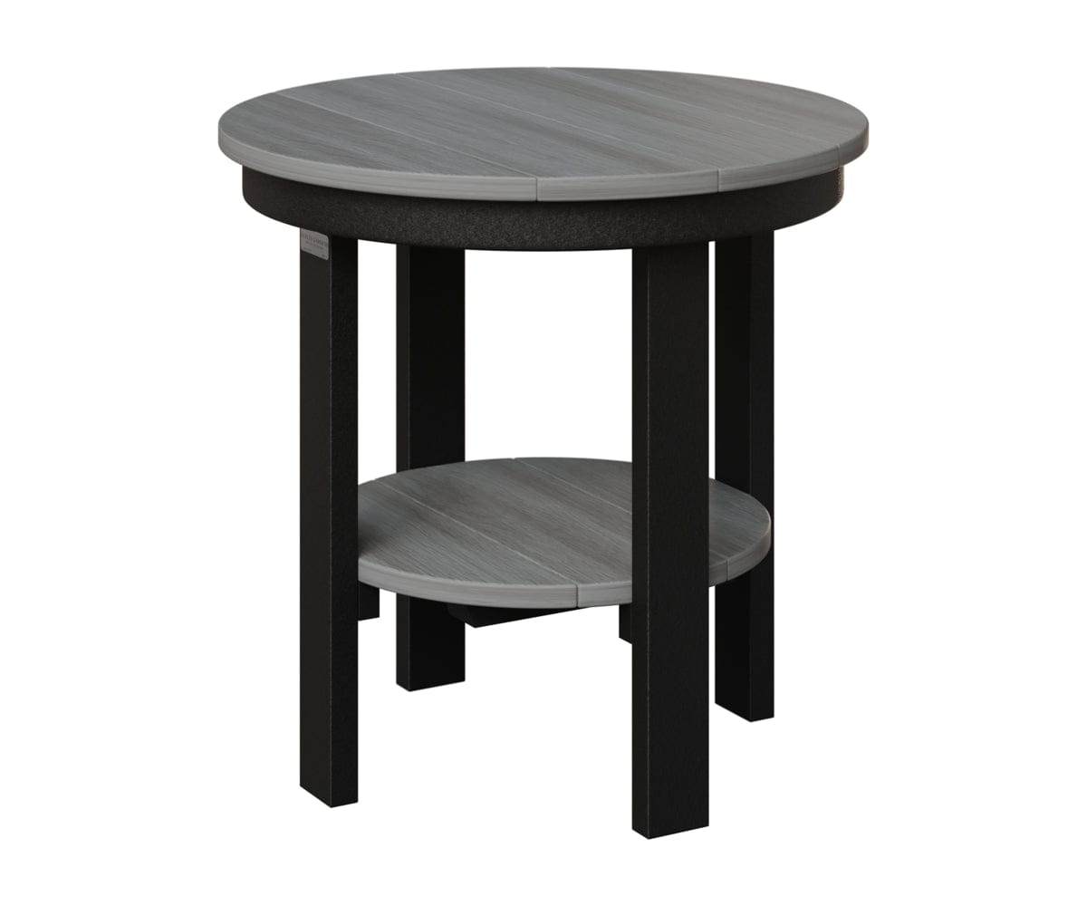 Berlin Gardens Poly Lumber Round End Dining Table