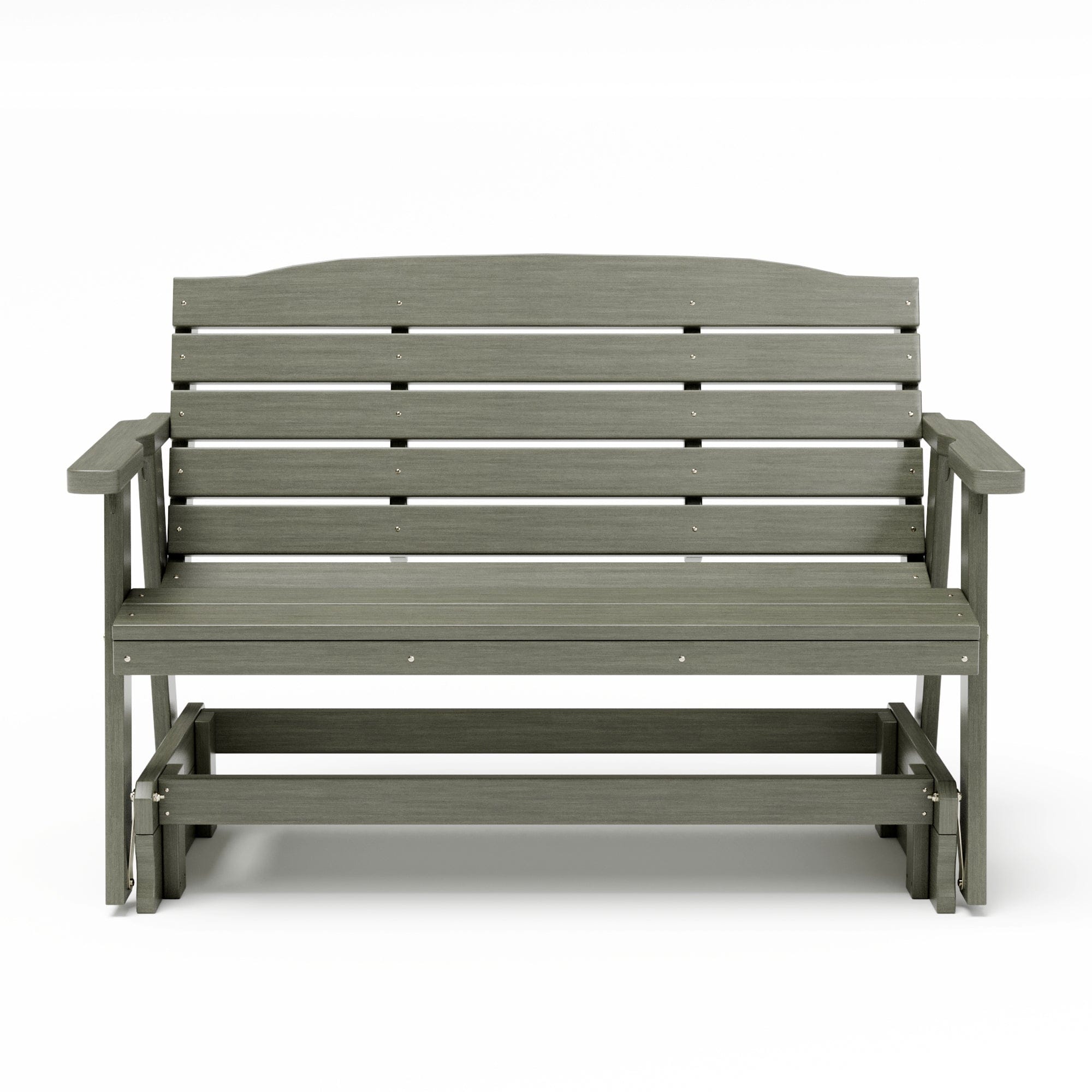 SimplyPoly Amish Made Classic Recycled Plastic Porch Glider