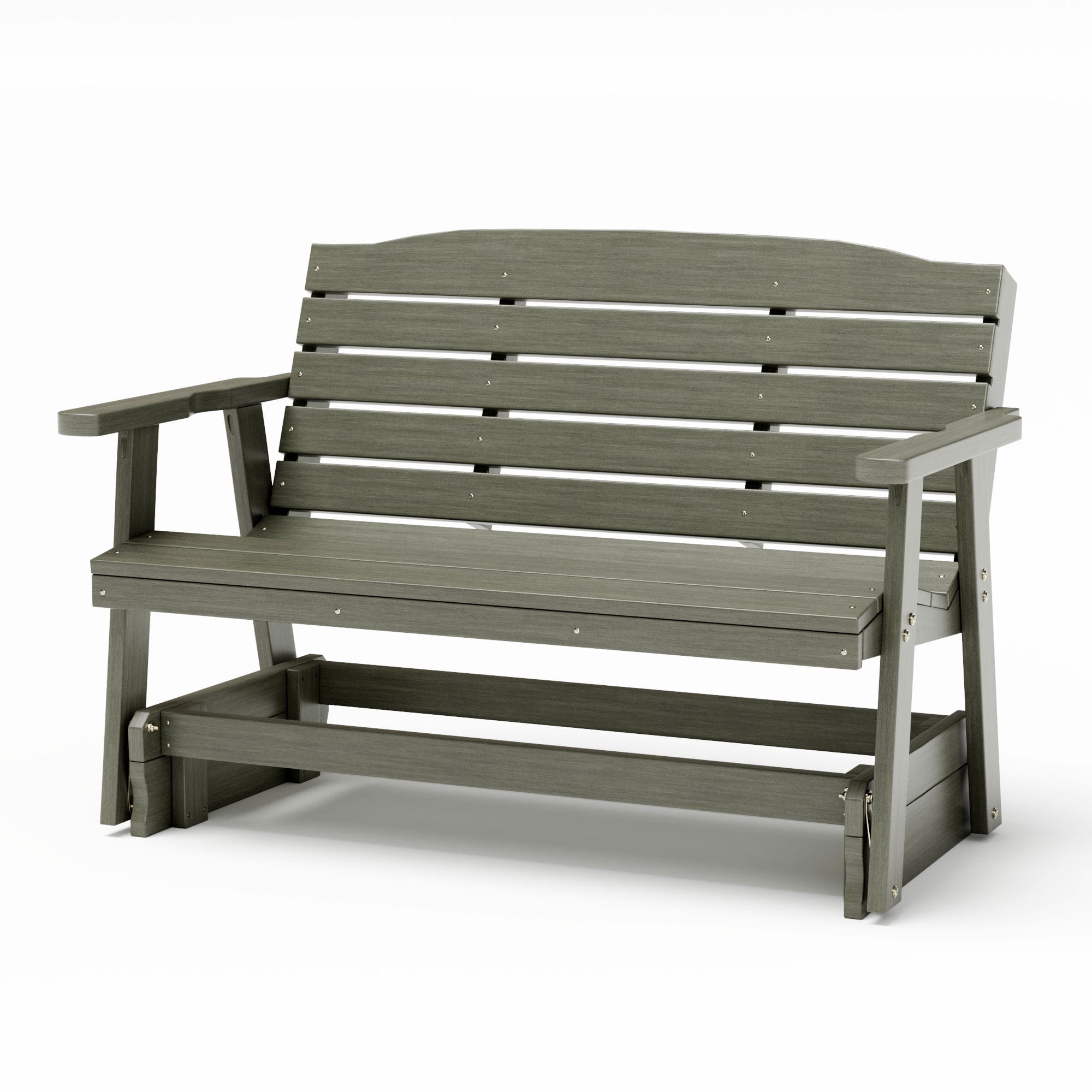 SimplyPoly Amish Made Classic Recycled Plastic Porch Glider