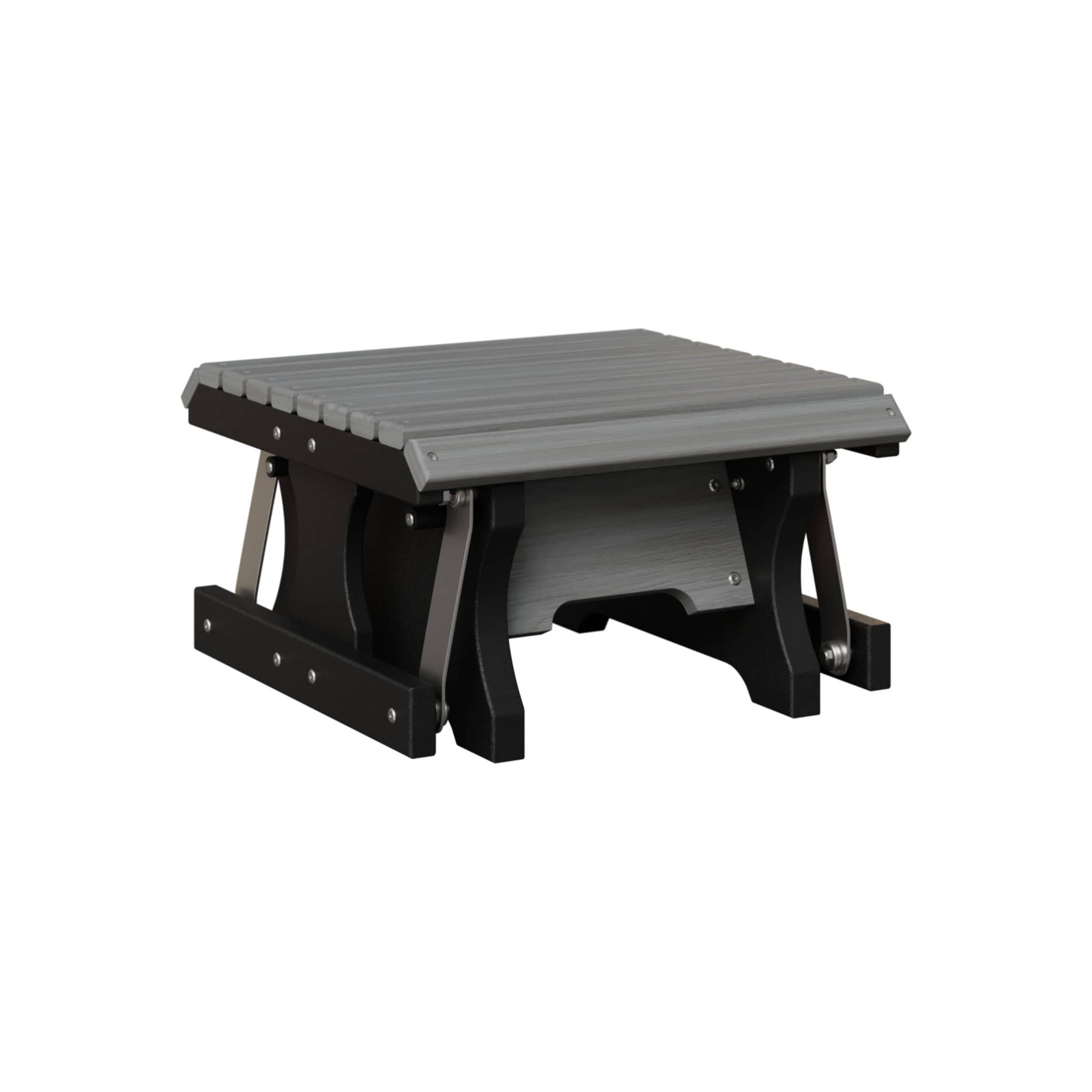 Berlin Gardens Poly Lumber Gliding Footstool