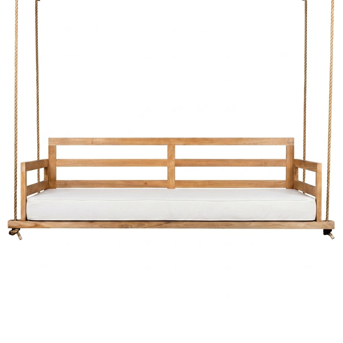 East Green Conrad Grade-A Teak Twin Porch Swing Bed