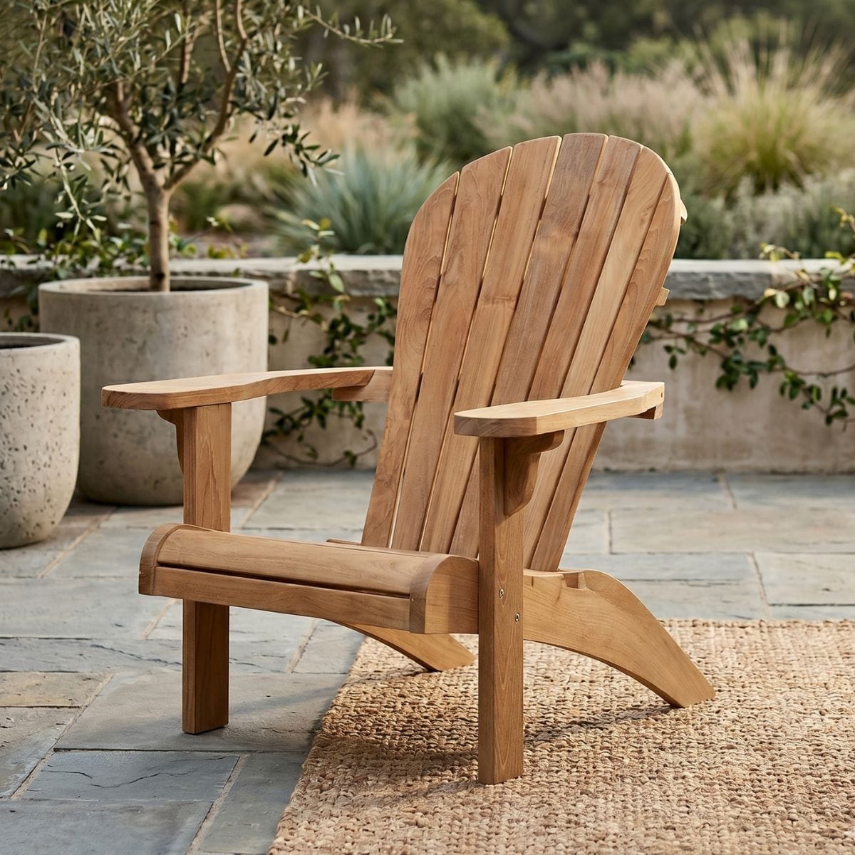 East Green Truman Grade-A Teak Adirondack Chair
