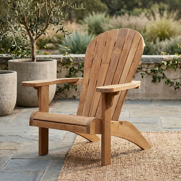 East Green Truman Teak Adirondack Chair | East Green