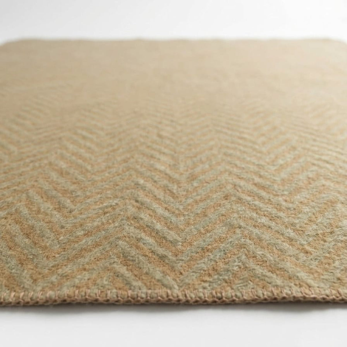 East Green Chevron Outdoor Throw Blanket