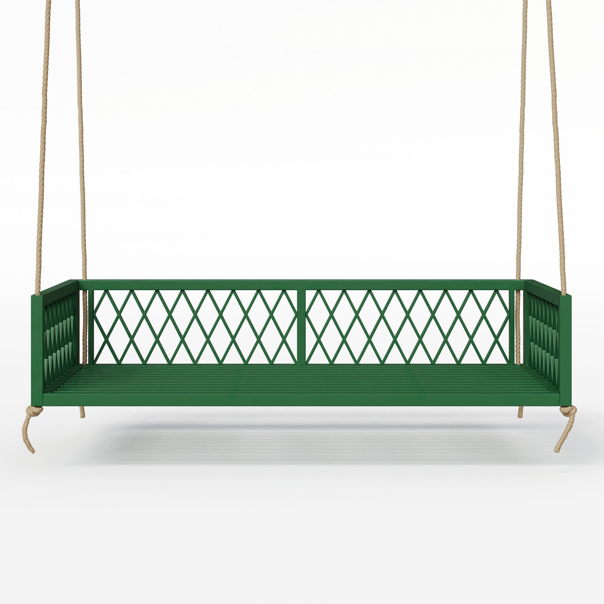 East Green Florence Green Aluminum Porch Swing Bed 