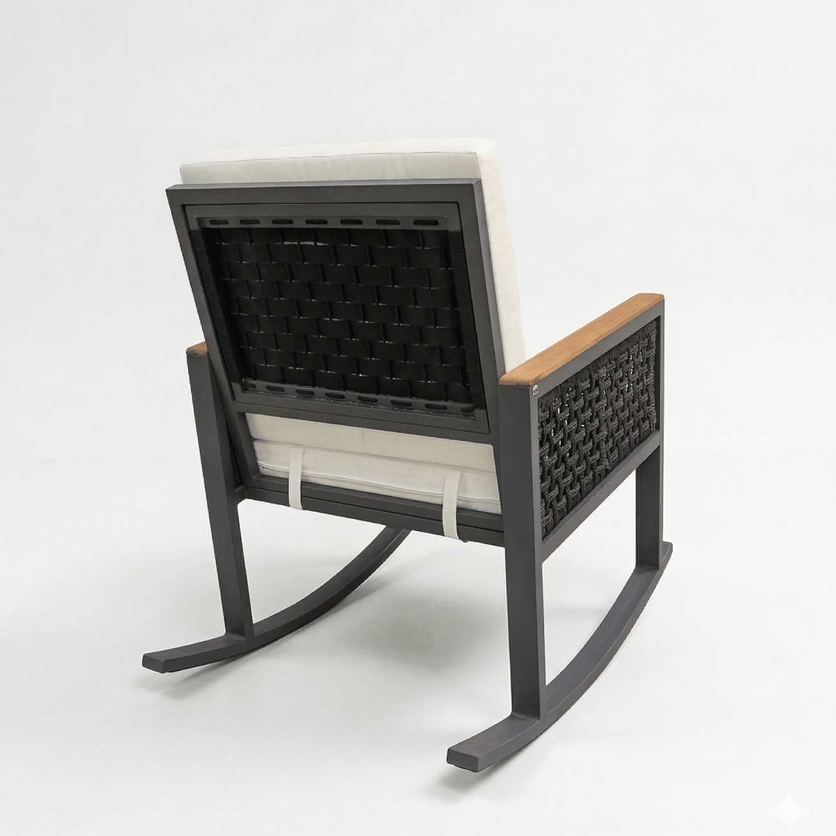 East Green Linden Rocking Chair Conversation Set