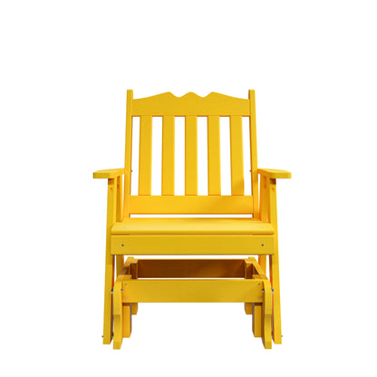 Keystone Amish Co. York Recycled Plastic Porch Glider Chair