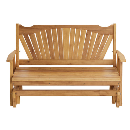 Keystone Amish Co. Sunburst Red Cedar Porch Glider