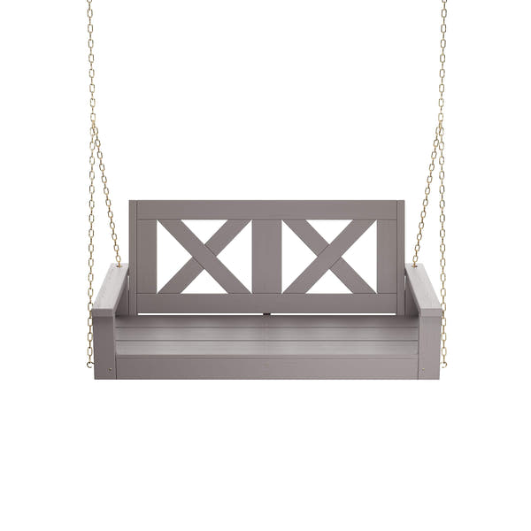 Porchgate Amish Heavy Duty 700 Lb 4-Foot Farmhouse Porch Swing - Dovetail Grey
