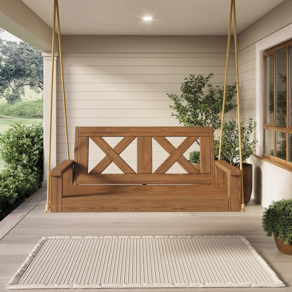 Porchgate Amish Heavy Duty Farmhouse Porch Swing