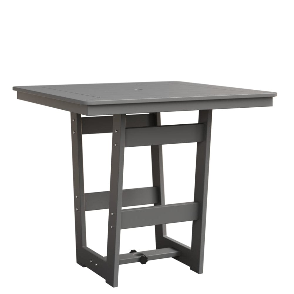 Berlin Gardens Hudson 40" Outdoor Poly Lumber Square Bar Table