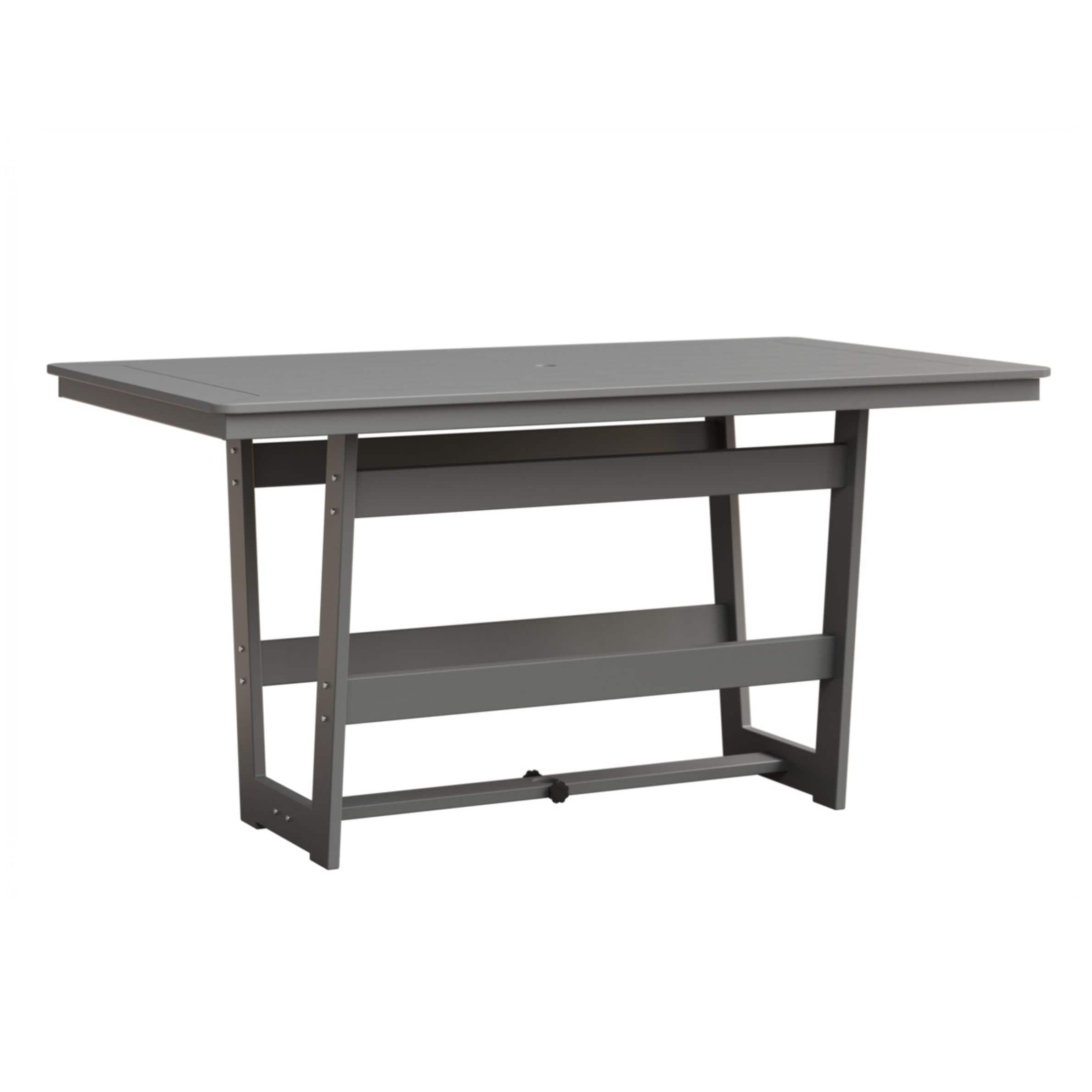 Berlin Gardens Hudson 70" Outdoor Poly Lumber Rectangular Counter Height Table