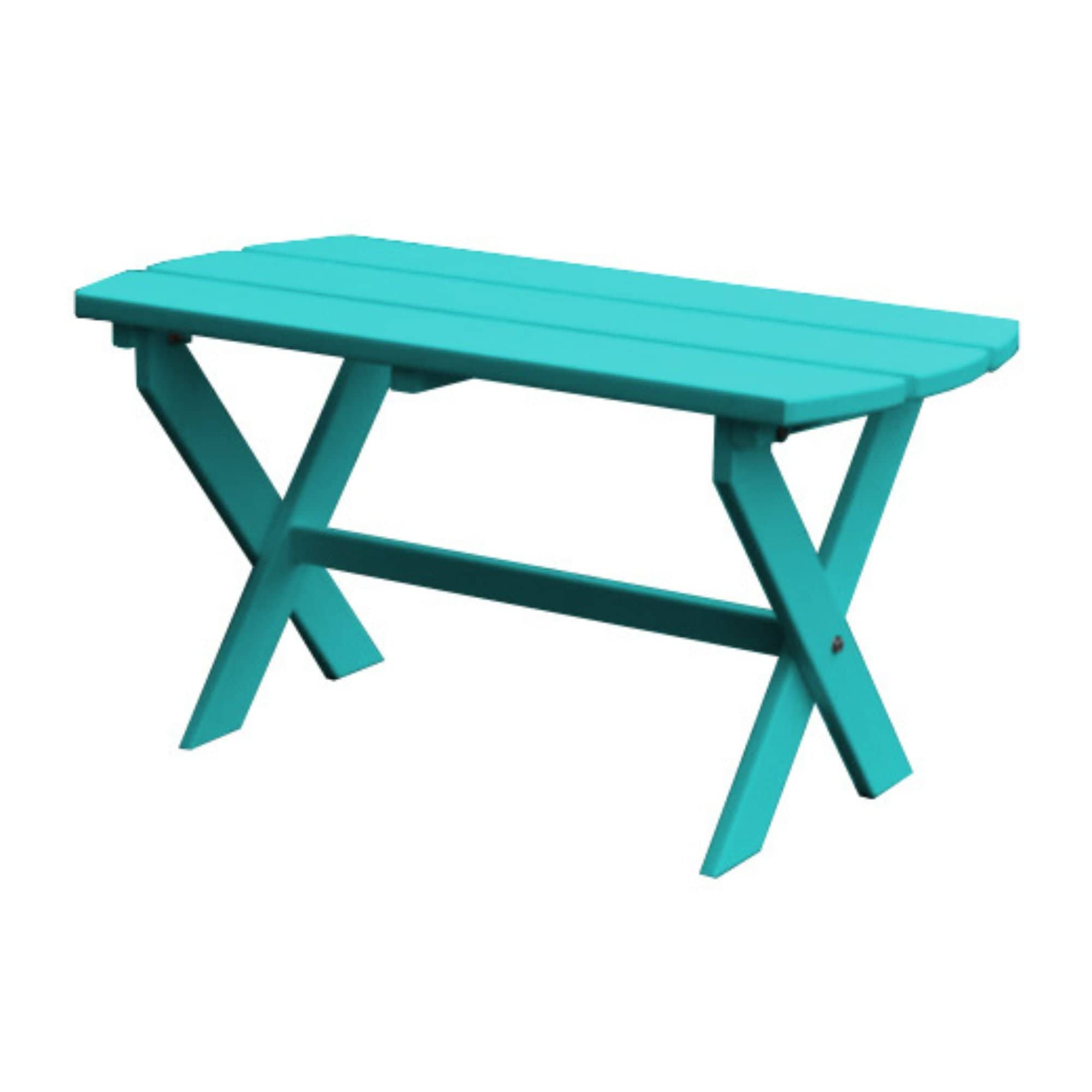 Keystone Amish Co. Poly Folding Oval Coffee Table