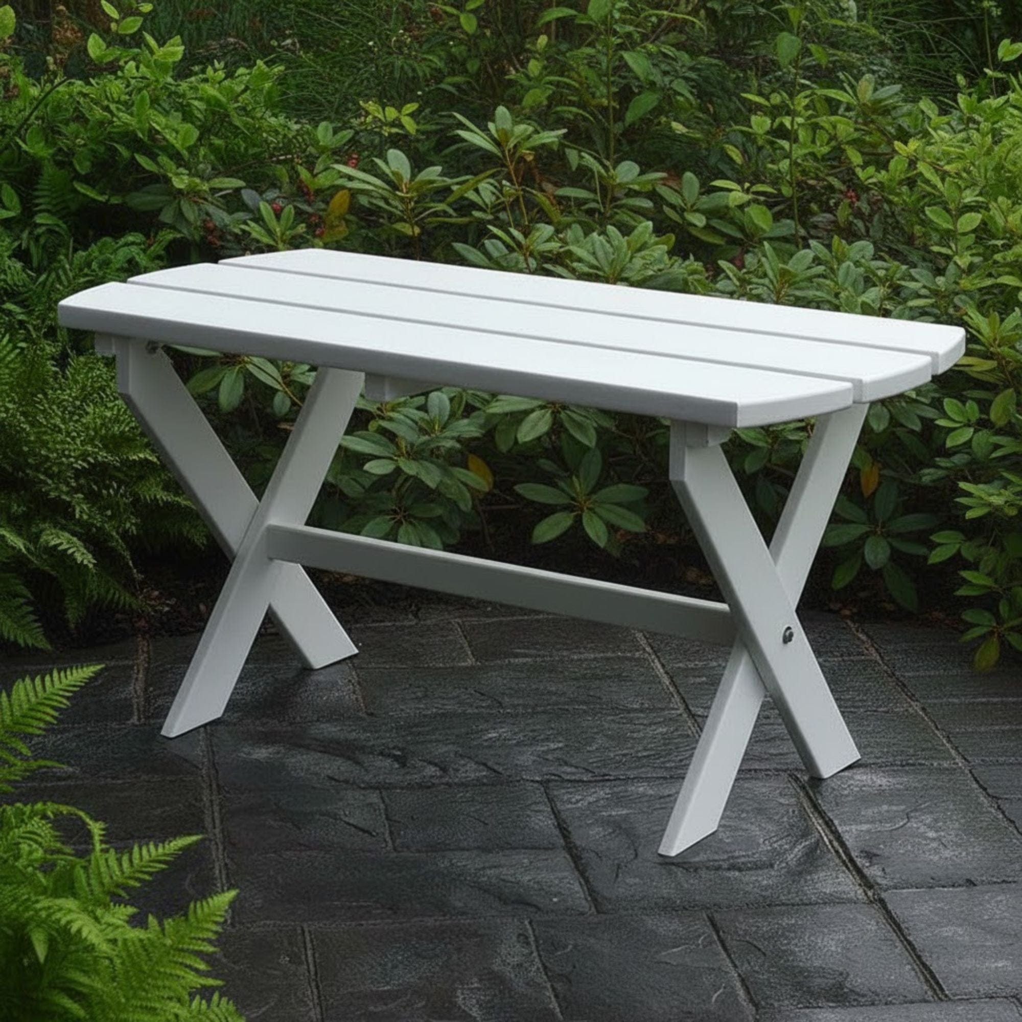 Keystone Amish Co. Poly Folding Oval Coffee Table