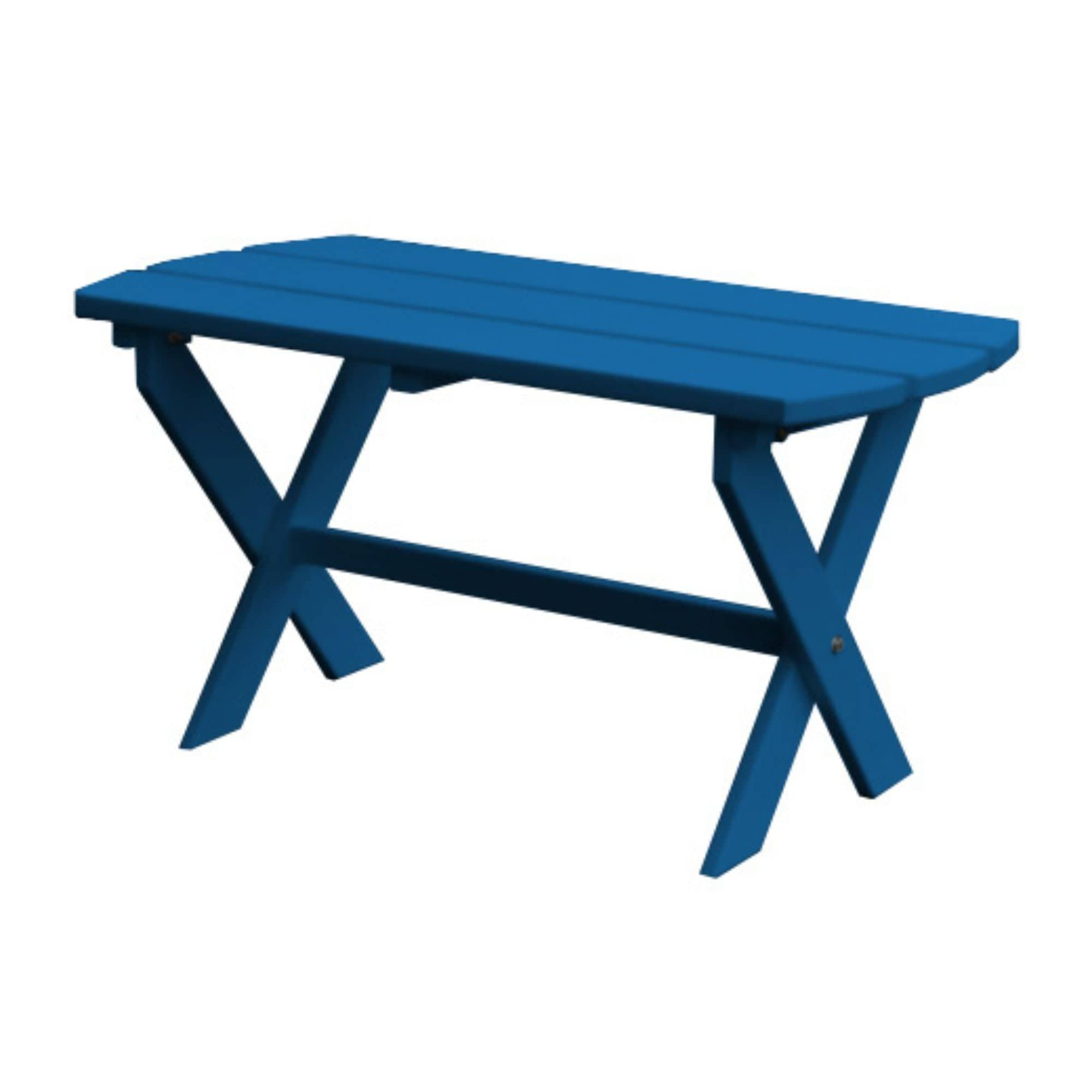 Keystone Amish Co. Poly Folding Oval Coffee Table