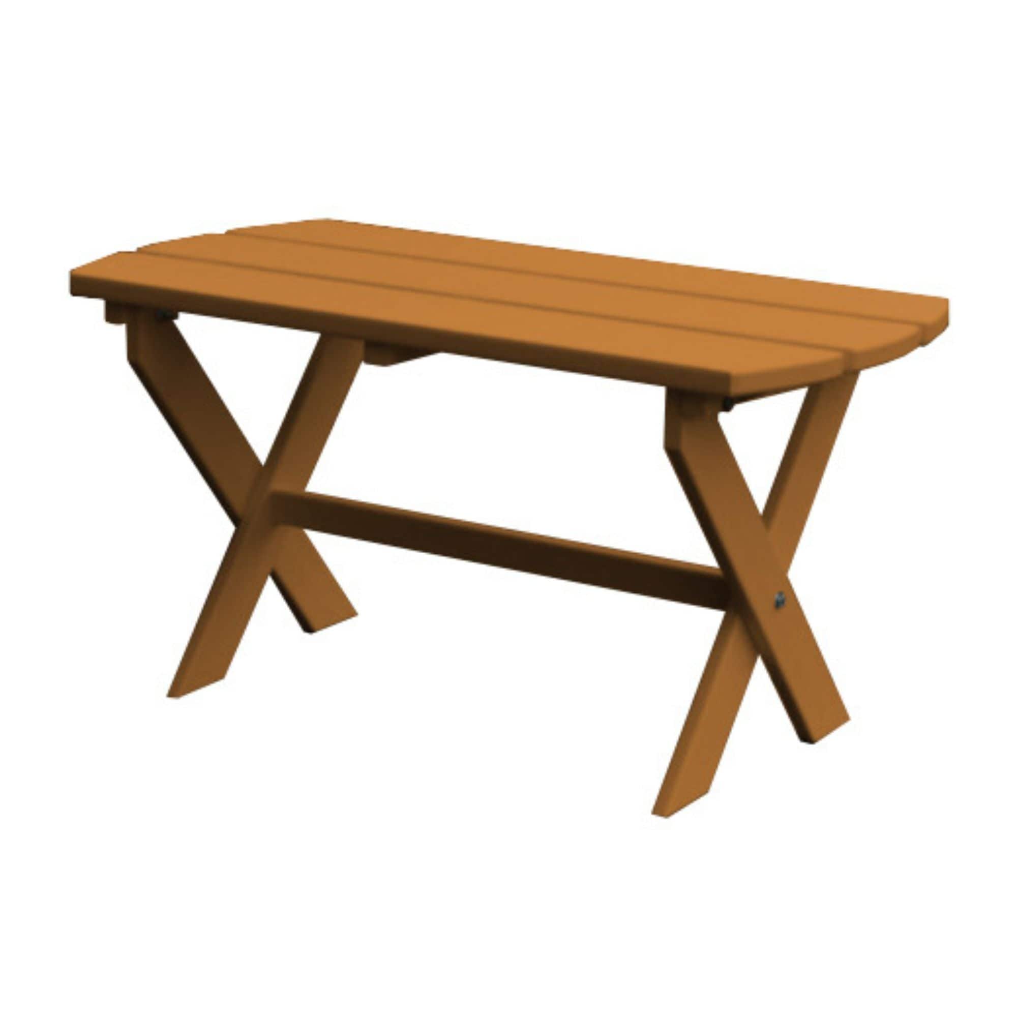 Keystone Amish Co. Poly Folding Oval Coffee Table