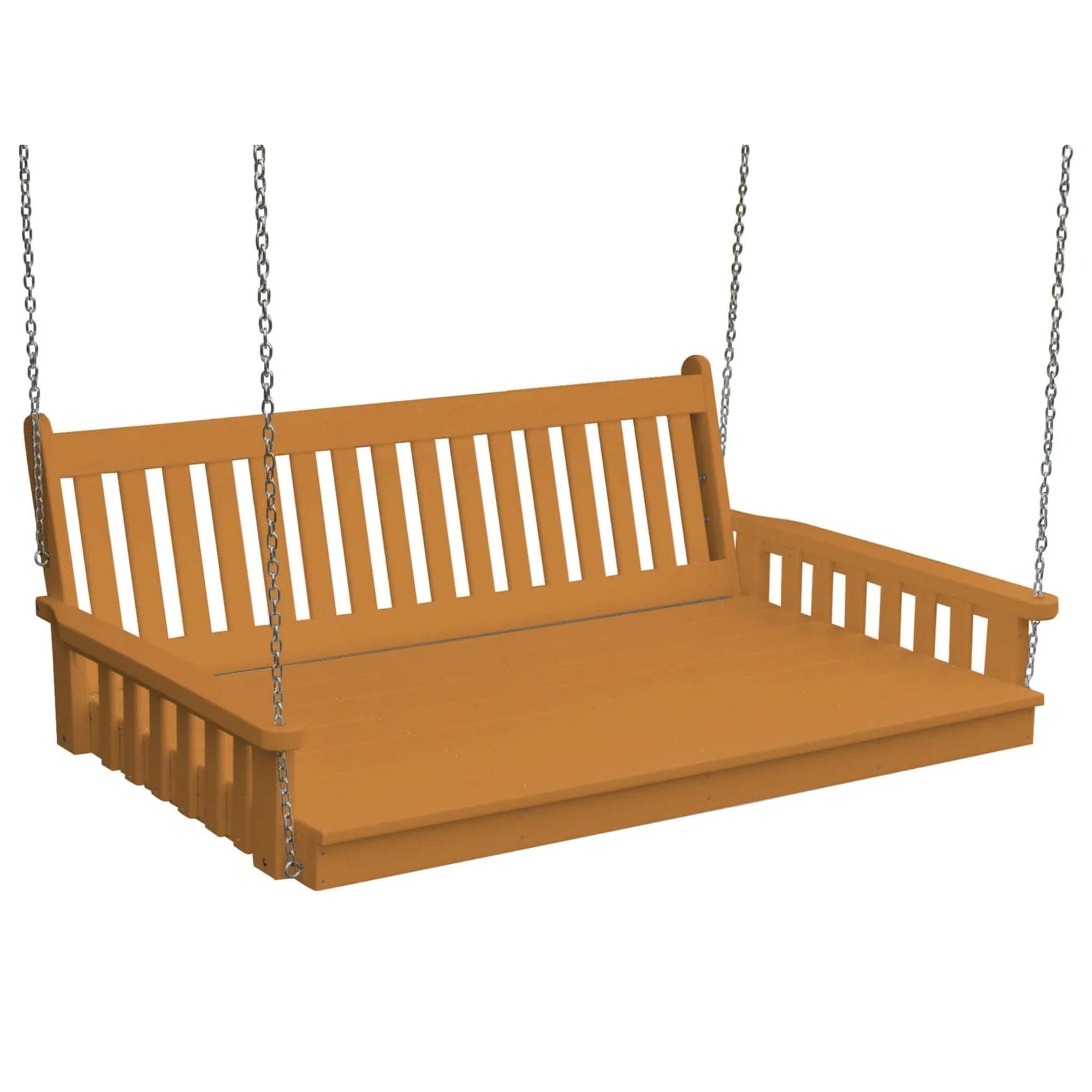 Keystone Amish Co. 5 Foot Franklin Recycled Plastic Swing Bed, Cedar